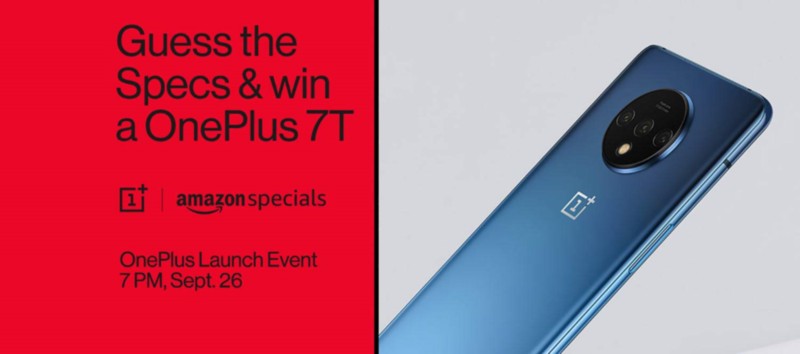 Amazon OnePlus 7T Guess the Specs Answers (2019) Win OnePlus 7T Mobile