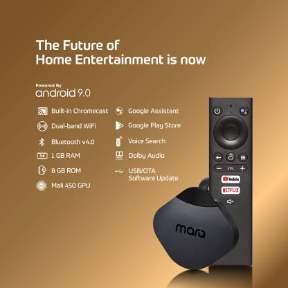 MarQ by Flipkart Turbostream Media Streaming Device features