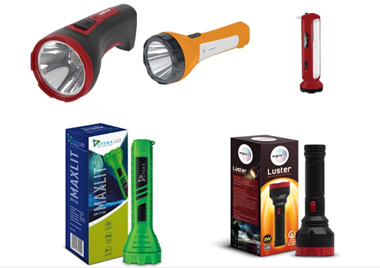 Top and Best Rechargeable LED Torch in India